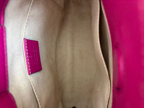 Gucci Pink Leather Bamboo Mini Tote