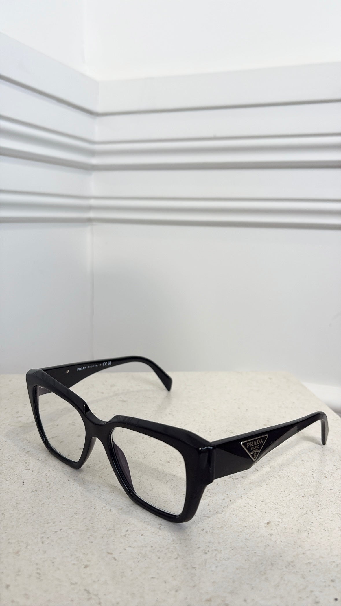 Prada Black Cat Eye Optical Glasses