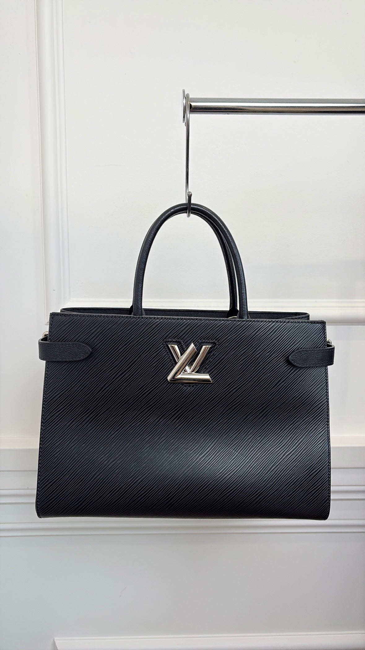 Louis Vuitton Black Epi Leather Twist Tote