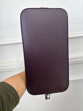 Louis Vuitton Aubergine Epi Leather Alma Bag MM