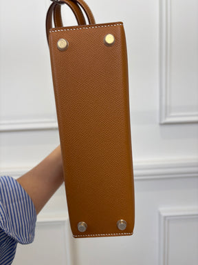 Hermès Gold Epsom Leather Verrou 21