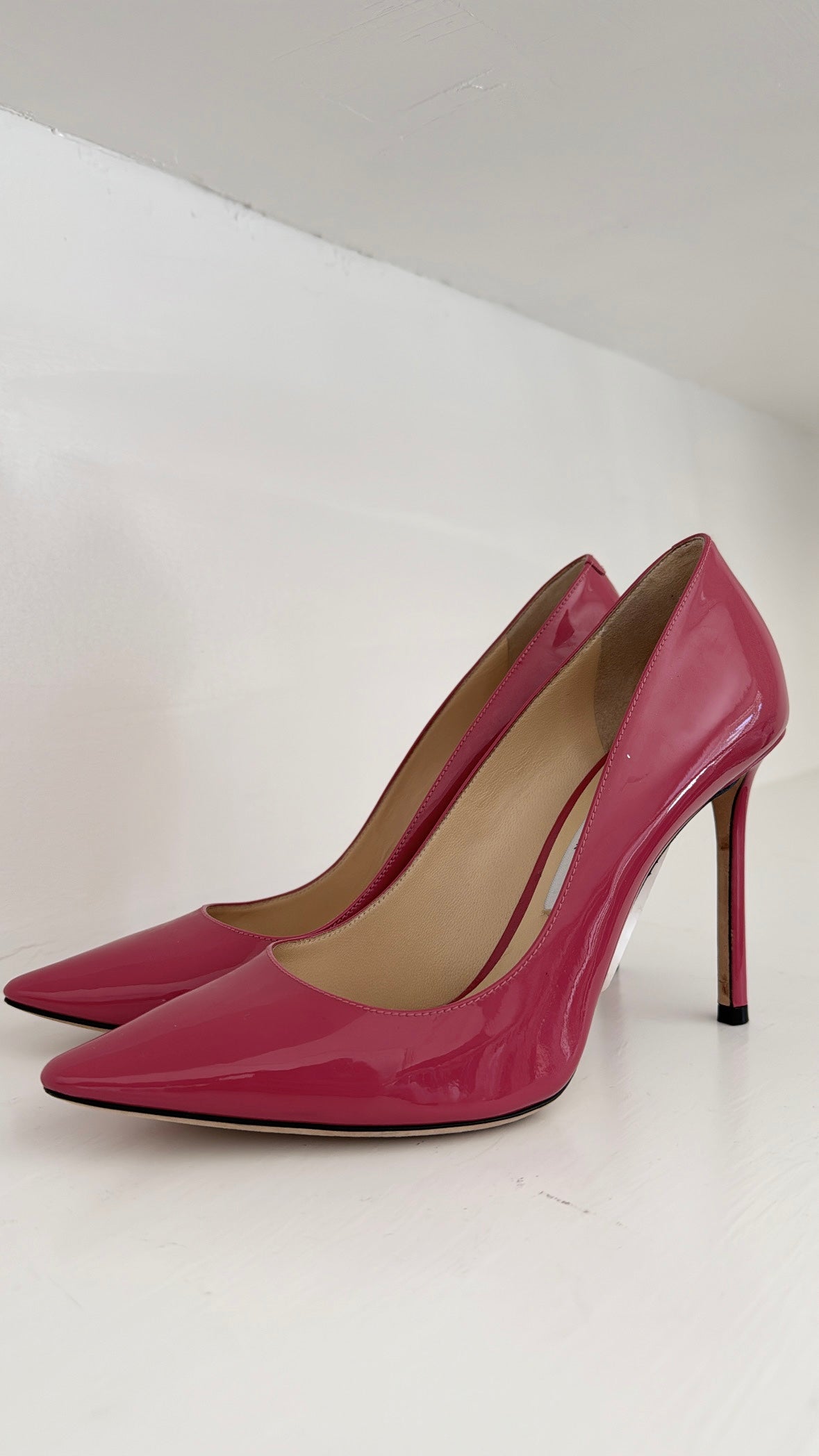 Jimmy Choo Berry Patent Leather Pointed Pump, 38.5