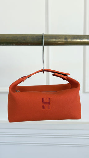 Hermès Orange Feu Small Bride-a-Brac Case