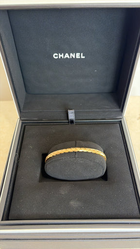 Chanel Coco Crush Quilted Motif, 18K Yellow Gold Bracelet, M