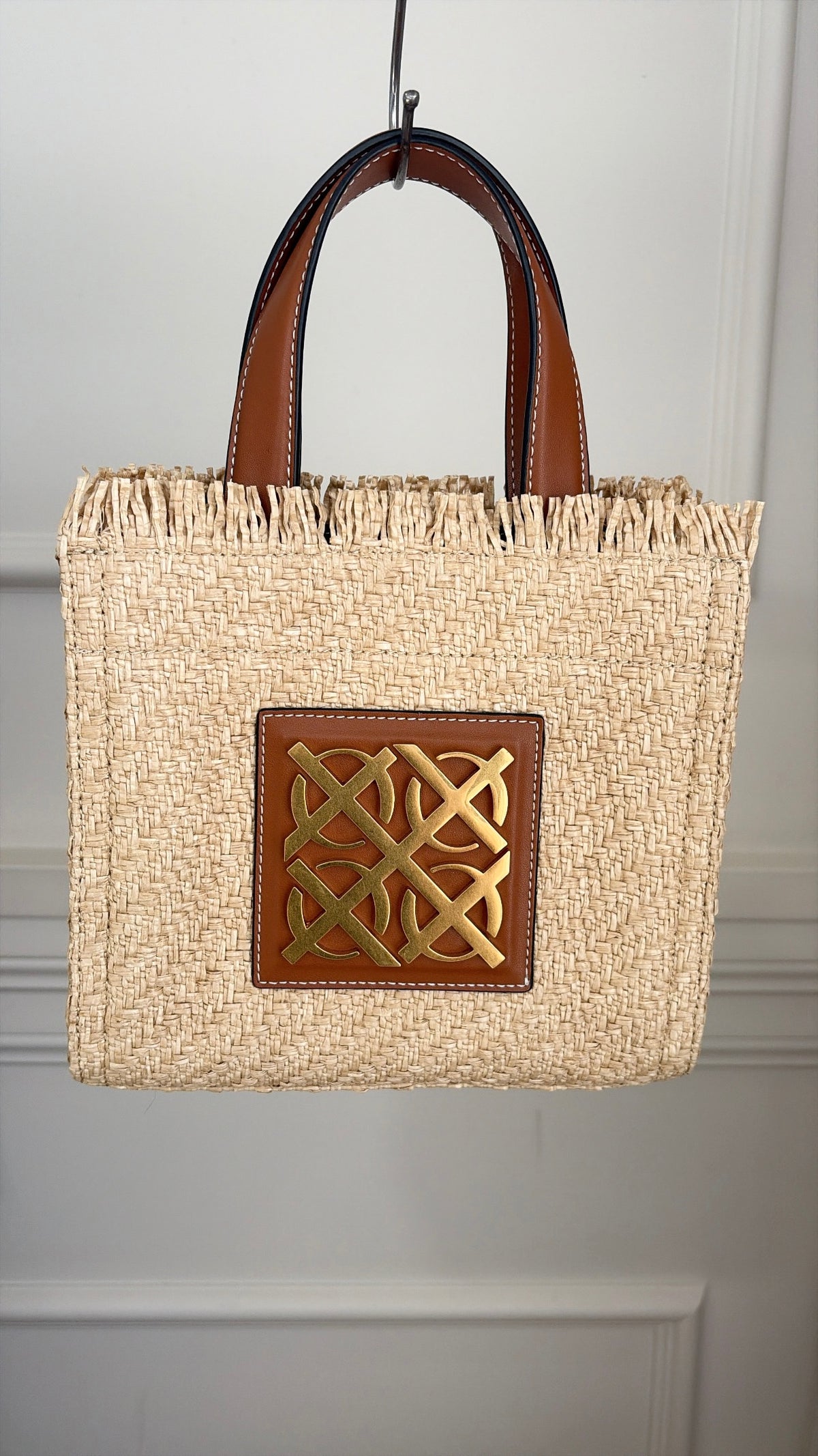 Oroton Raffia Mini Tote