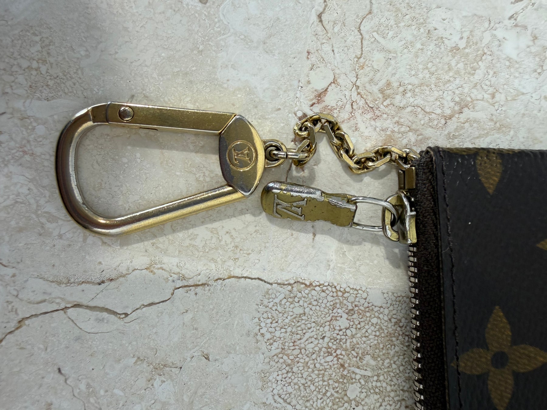 Louis Vuitton Canvas Monogram Key Pouch