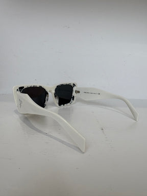 Prada White Cat Eye Sunglasses