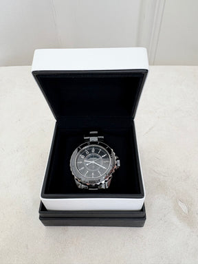 Chanel Black Ceramic J12 Watch 33mm