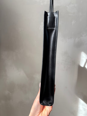 Jil Sander Black Leather Medium Tangle BAg