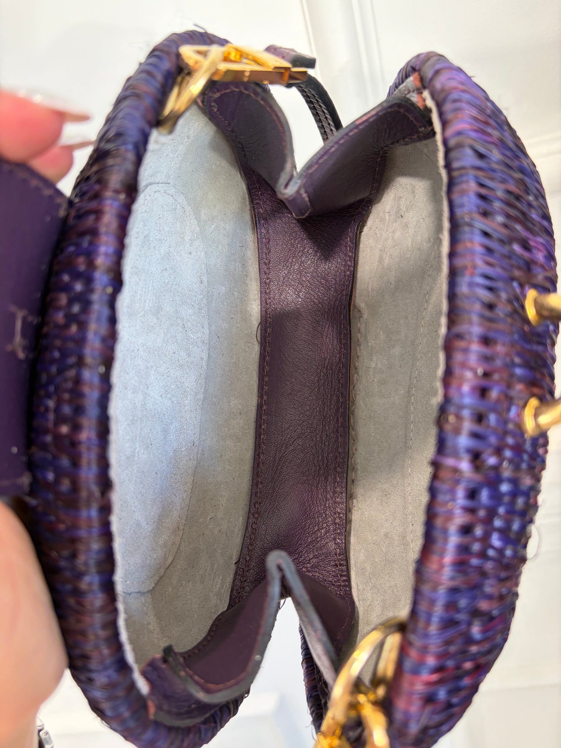 Khoko Basket Bag Purple