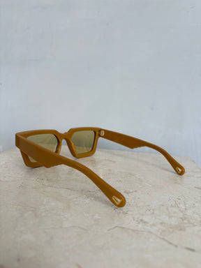 Lucy Folk Mustard Atlantis Sunglasses