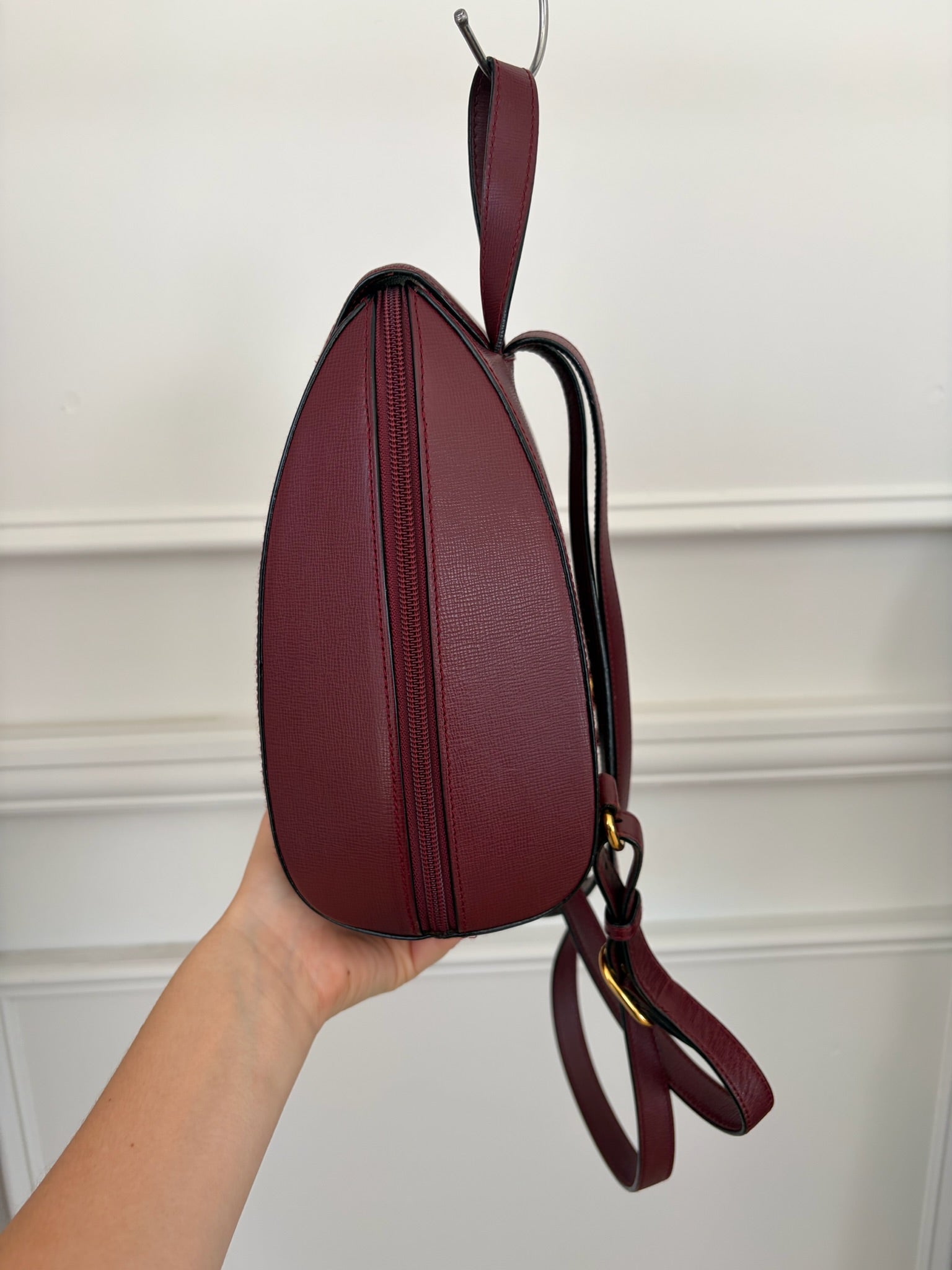 Cartier Burgundy Leather Muste De Cartier Backpack