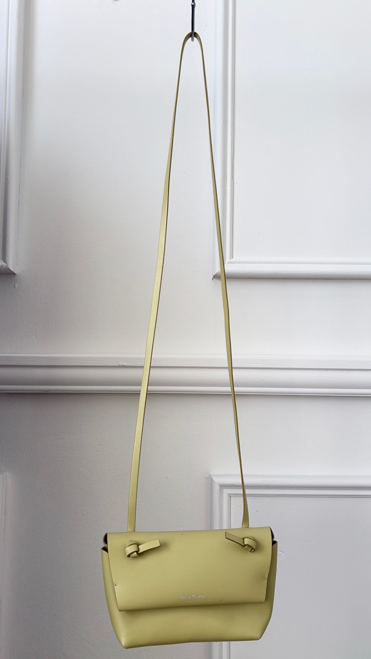 Acne Studios Chartreuse Mini Cross Body Bag