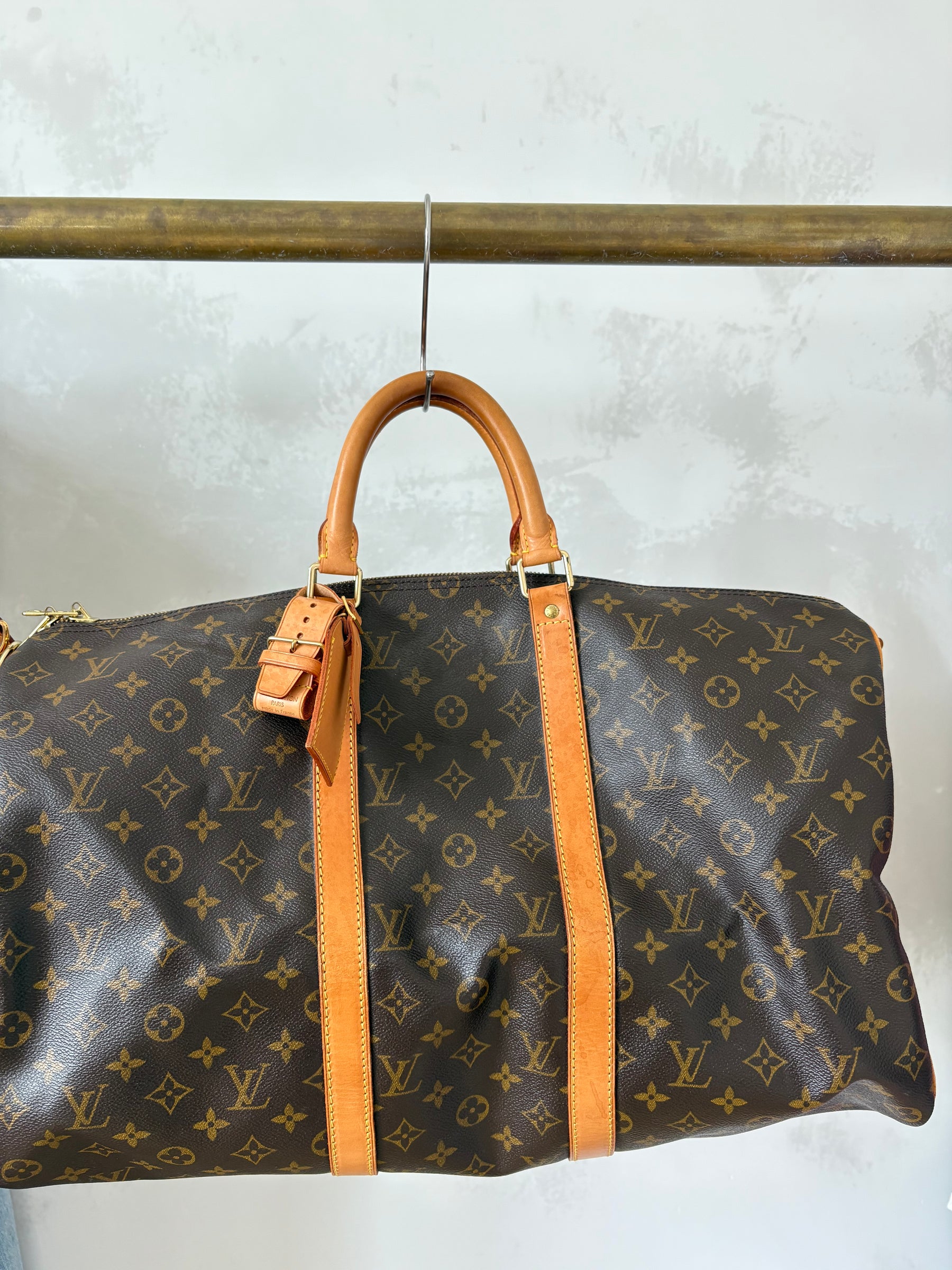 Louis Vuitton Canvas Monogram Keepall Bandouliere 50