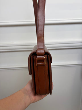 APC Brown Leather Grace Crossbody Bag