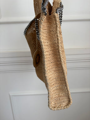 Stella McCartney Raffia Falabella Tote