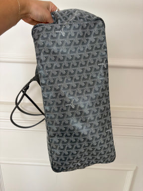 Goyard Saint Louis Coated Canvas GM Tote Bag Grey