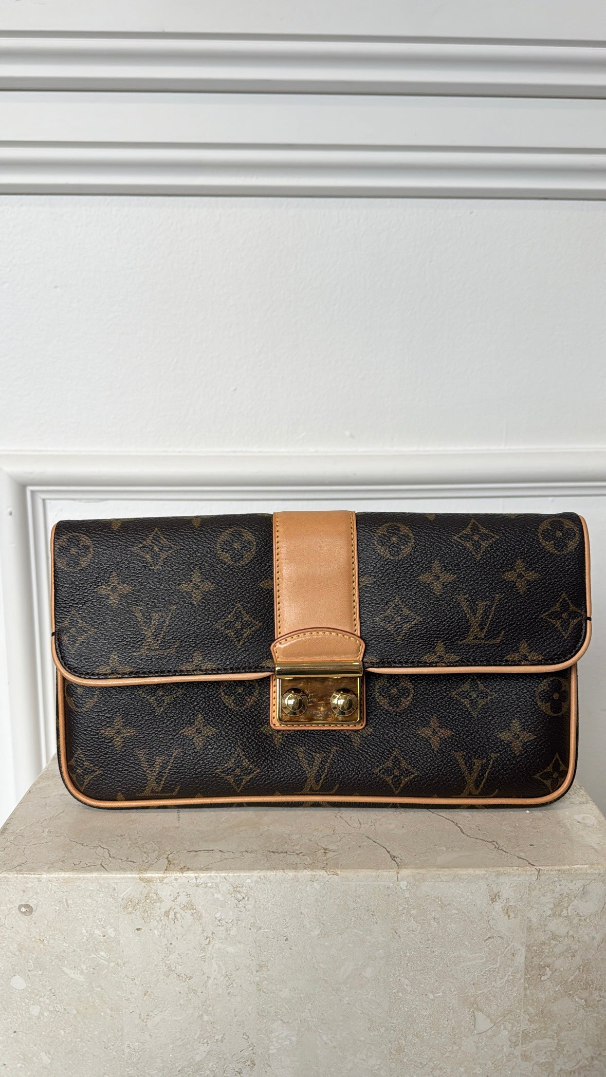 Louis Vuitton x Sophia Coppola Monogram Canvas Slim Clutch