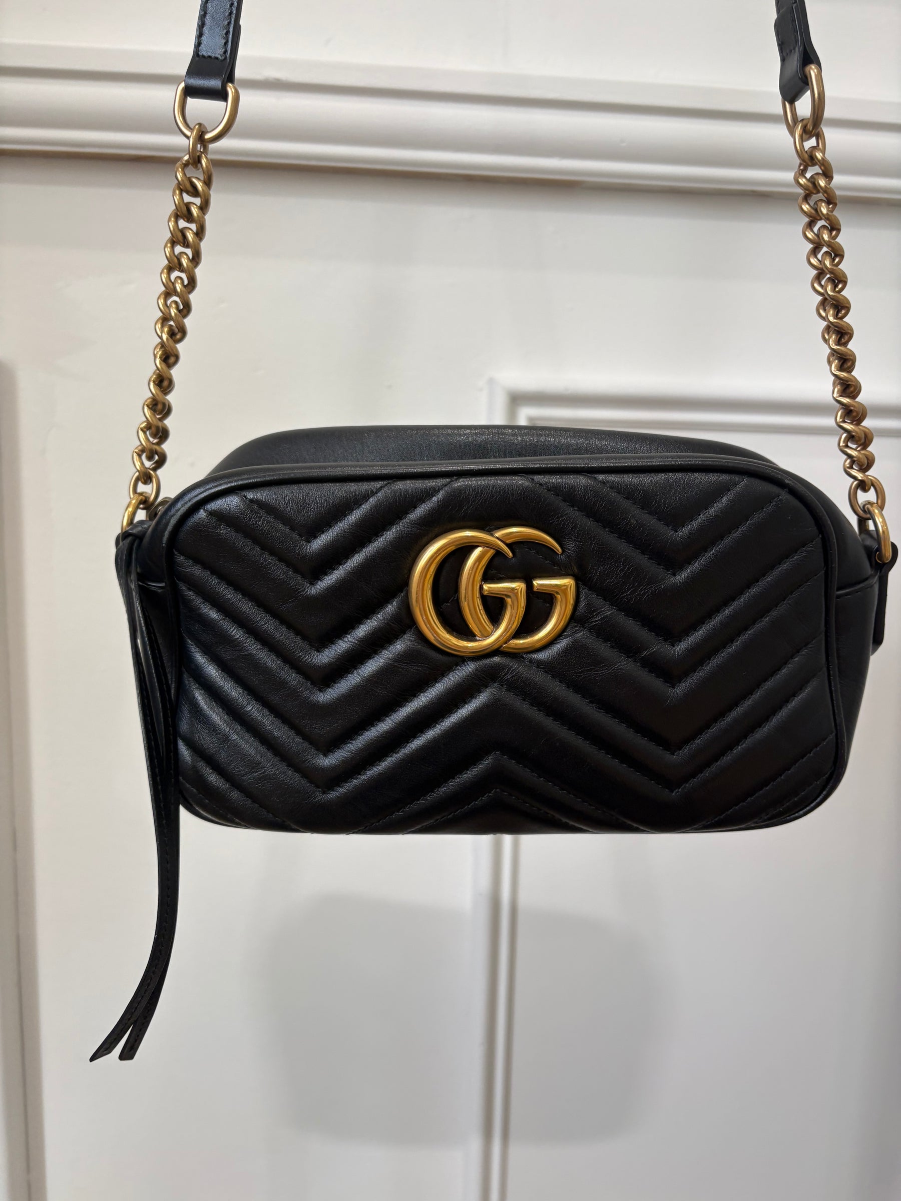 Gucci GG Marmont Small Camera Bag Black