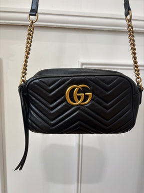 Gucci GG Marmont Small Camera Bag Black