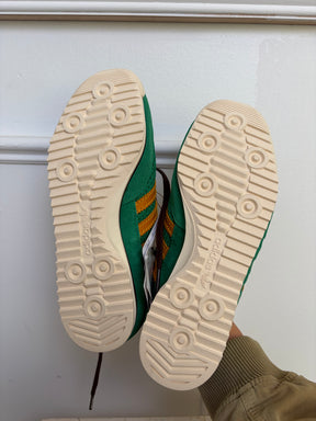 Adidas x Wales Bonner Green and Marigold Knit Sneakers, 6 US
