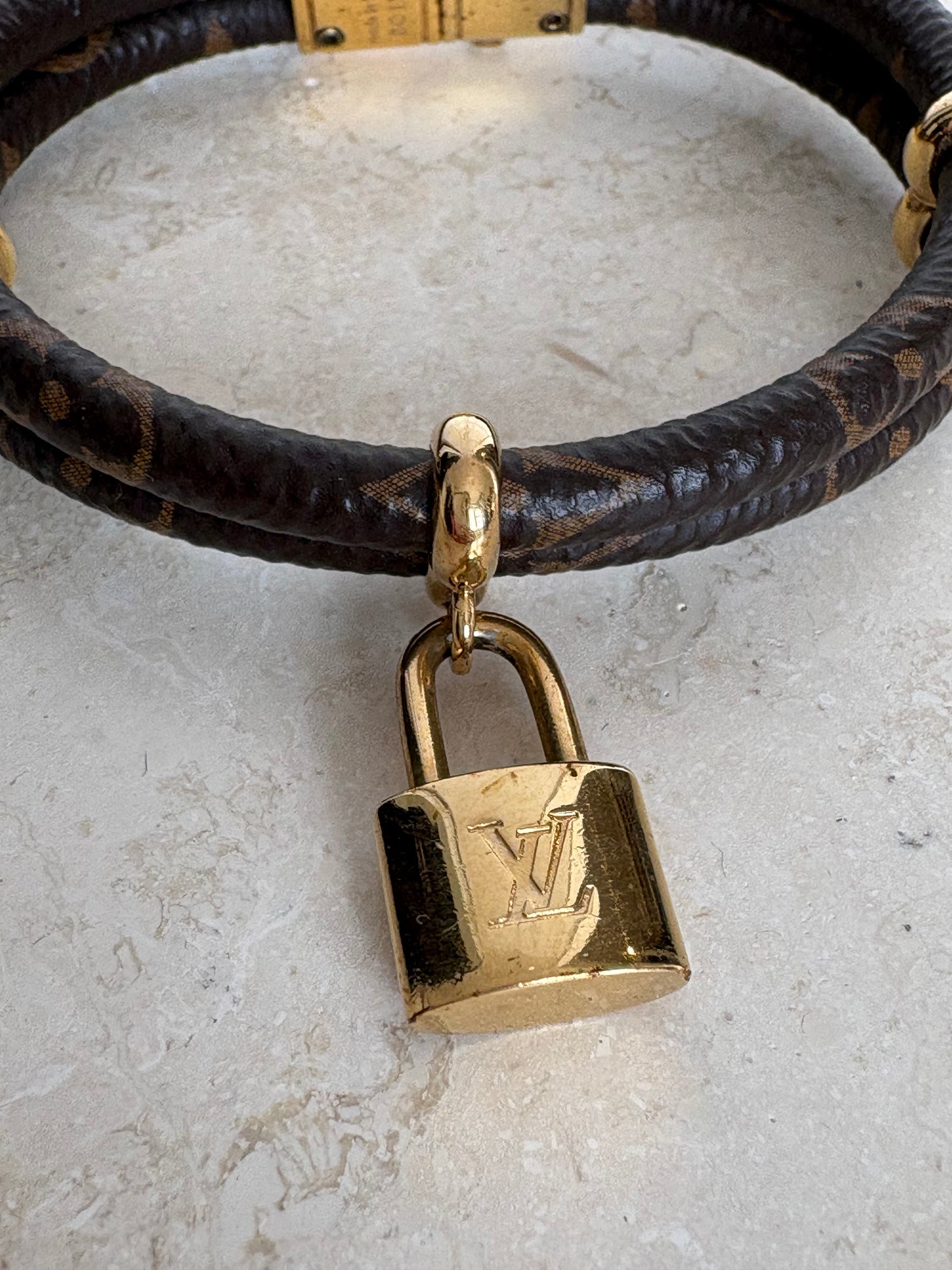 Louis Vuitton Canvas Monogram Keepit Bracelet