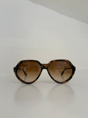 Victoria Beckham Tortoishell Sunglasses Brown