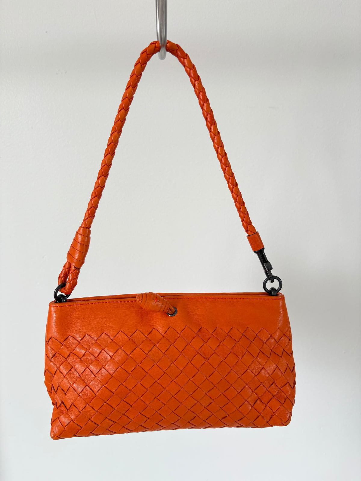 Bottega Veneta Intracciato Mini Bag Orange