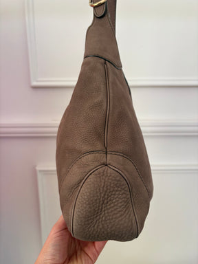 Gucci Taupe Nubuck Jackie Bag