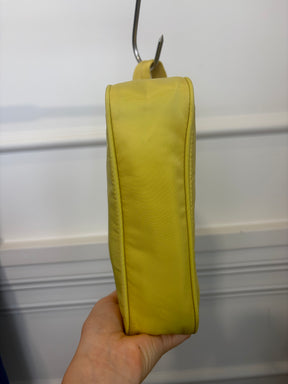 Prada Yellow Nylon Reissue Shoulder Bag