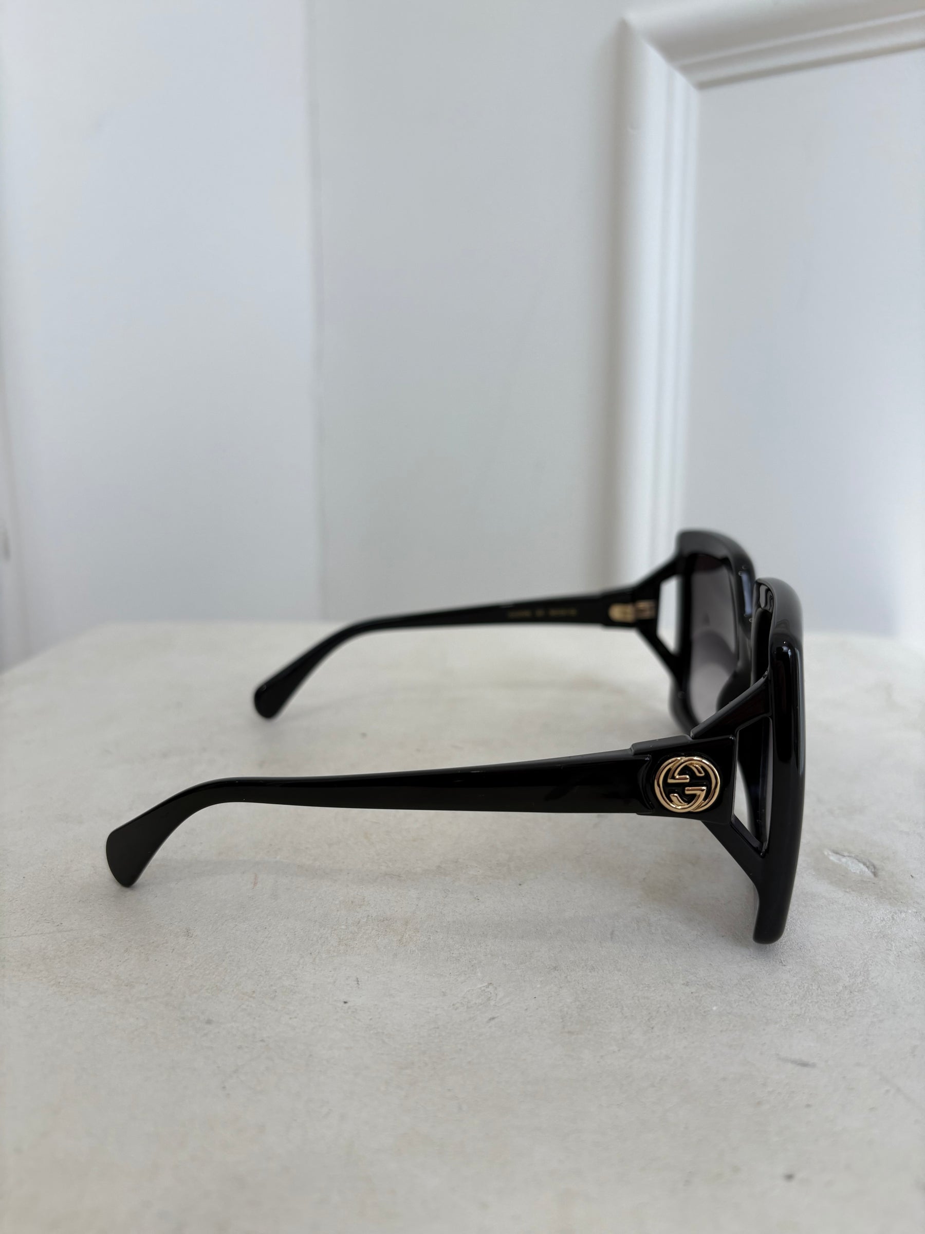 Gucci Oversized Black Square Sunglasses