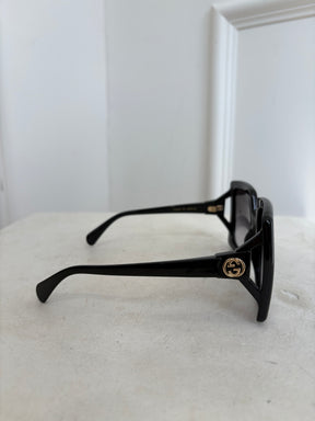 Gucci Oversized Black Square Sunglasses