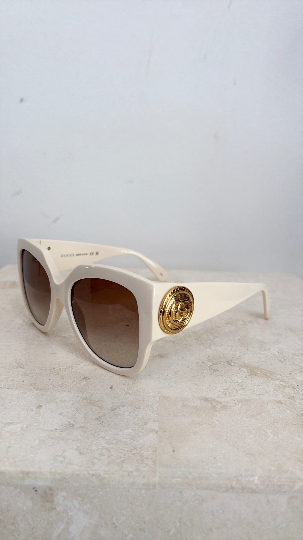 Gucci Sunglasses White Gold Accessories