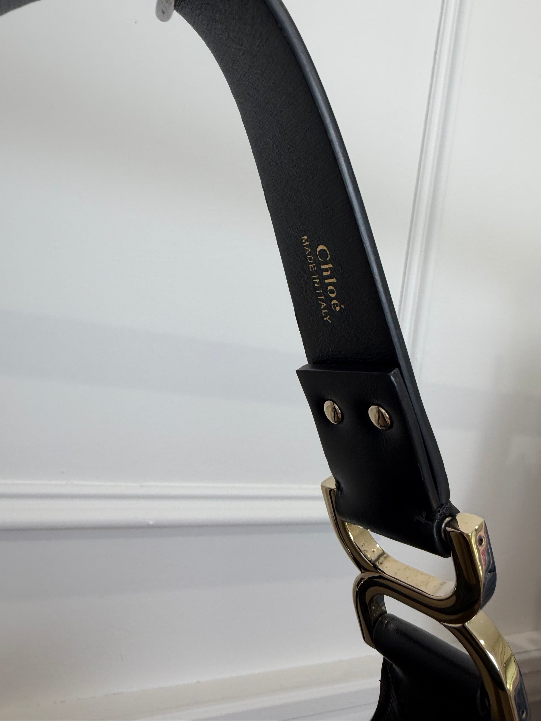 Chloé Raffia and Black Leather Marcie Hobo Bag