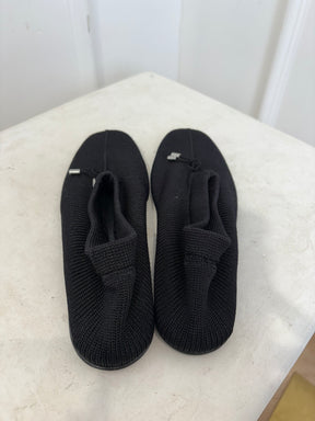 Totême Knitted Ballerina Shoes Black, 37