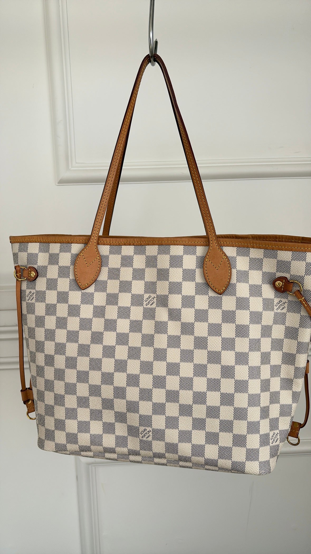 Louis Vuitton Damier Azur Neverful MM Bag