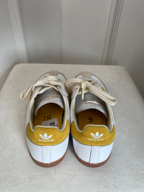 Adidas x Sporty and Rich Yellow and White Samba, 37