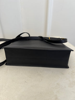 Hermès Black Swift Leather Kelly Le sac de Danse Bag