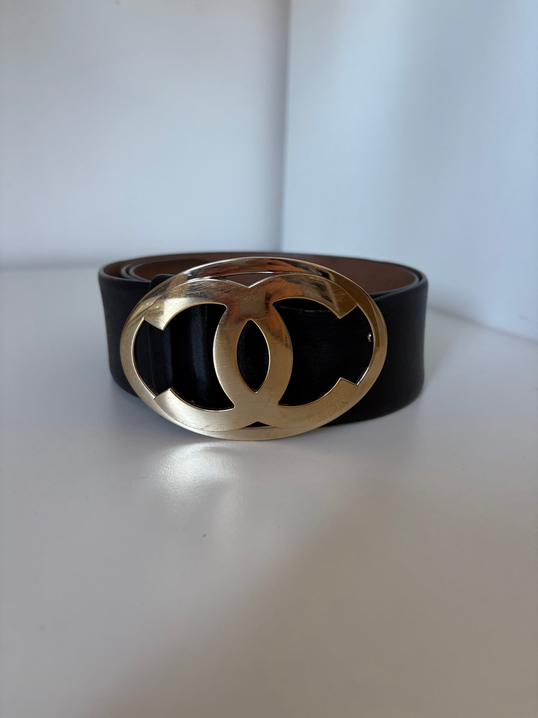 Chanel Black CC Belt