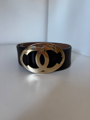 Chanel Black CC Belt