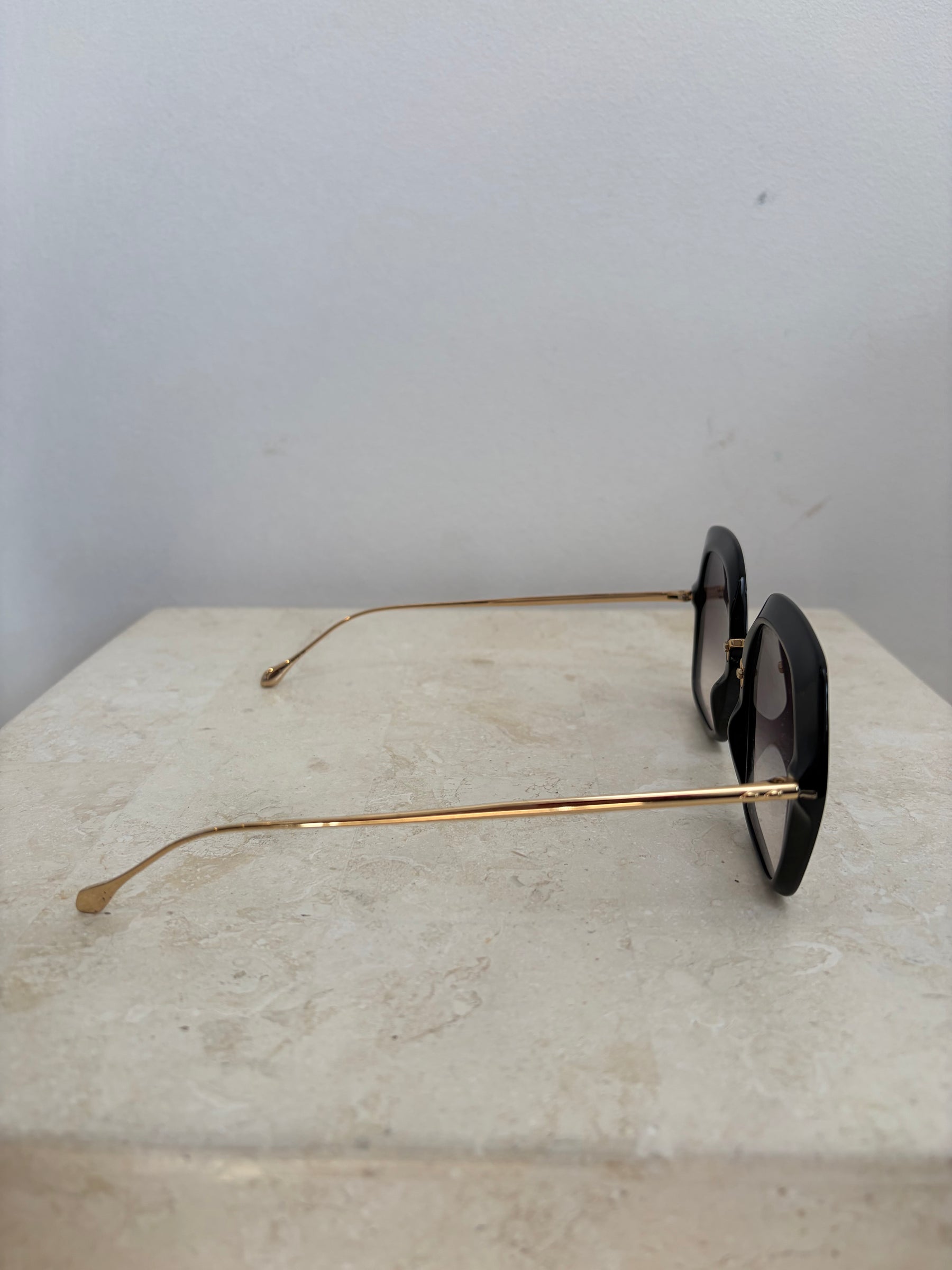 Isable Marant Black Oversized Square Sunglasses