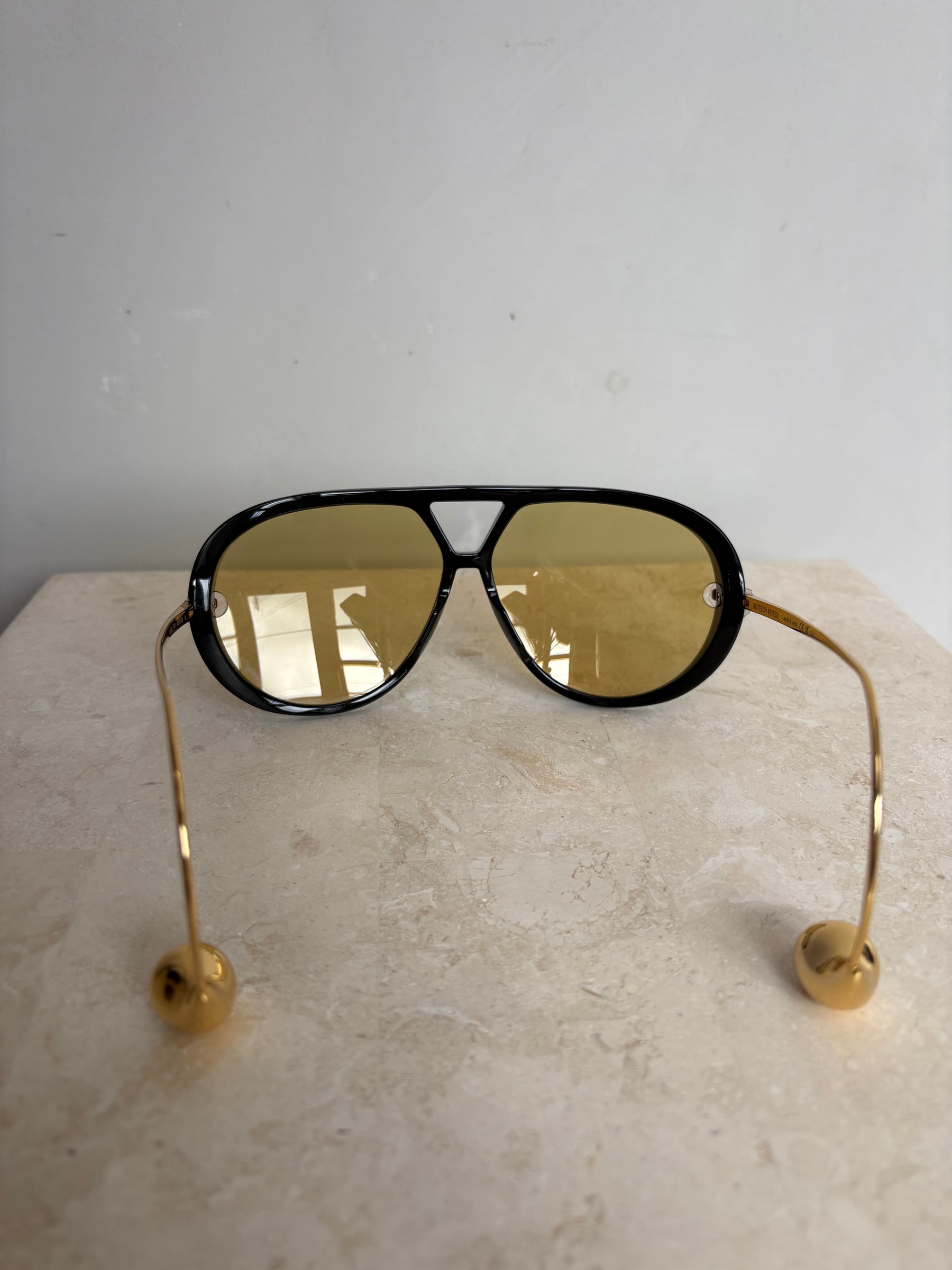 Bottega Veneta Drop Aviator Sunglasses