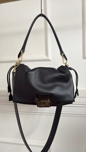 Fendi Mamma Baguette Medium Handbag With Cross Body Strap