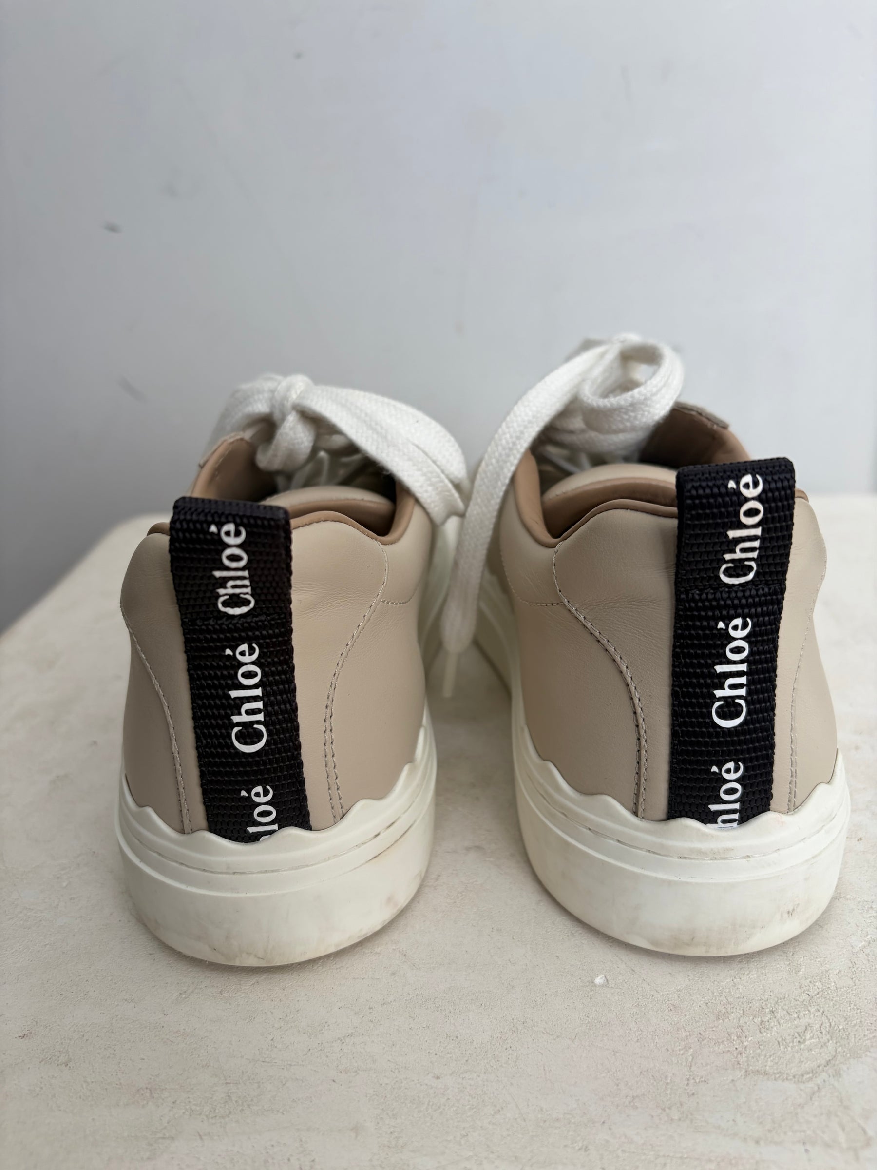 Chloé Beige Lauren Traners, 38