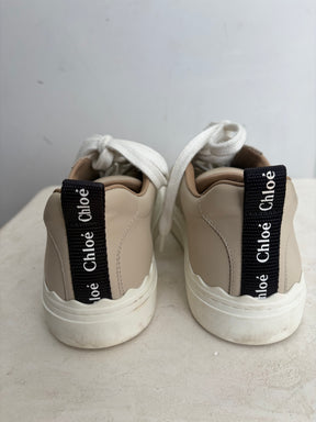 Chloé Beige Lauren Traners, 38