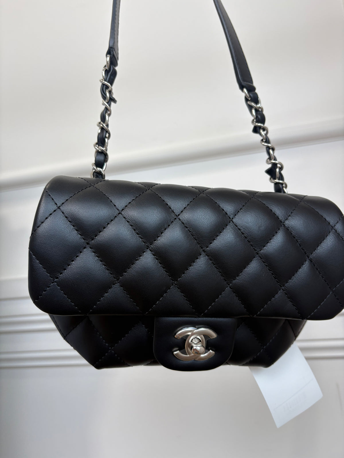 Chanel Black Leather Uniform Belt Bag