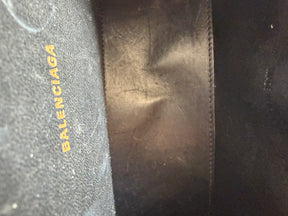 Balenciaga Black Leather Mini Hourglass Bag