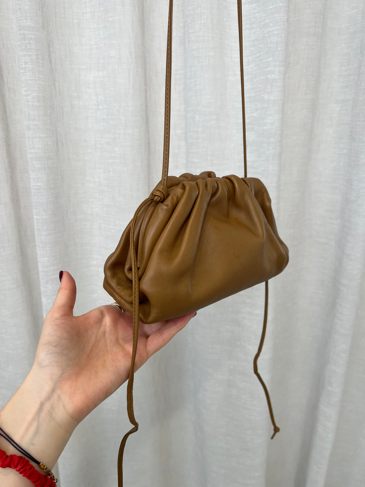 Bottega Veneta Caramel Mini Pouch