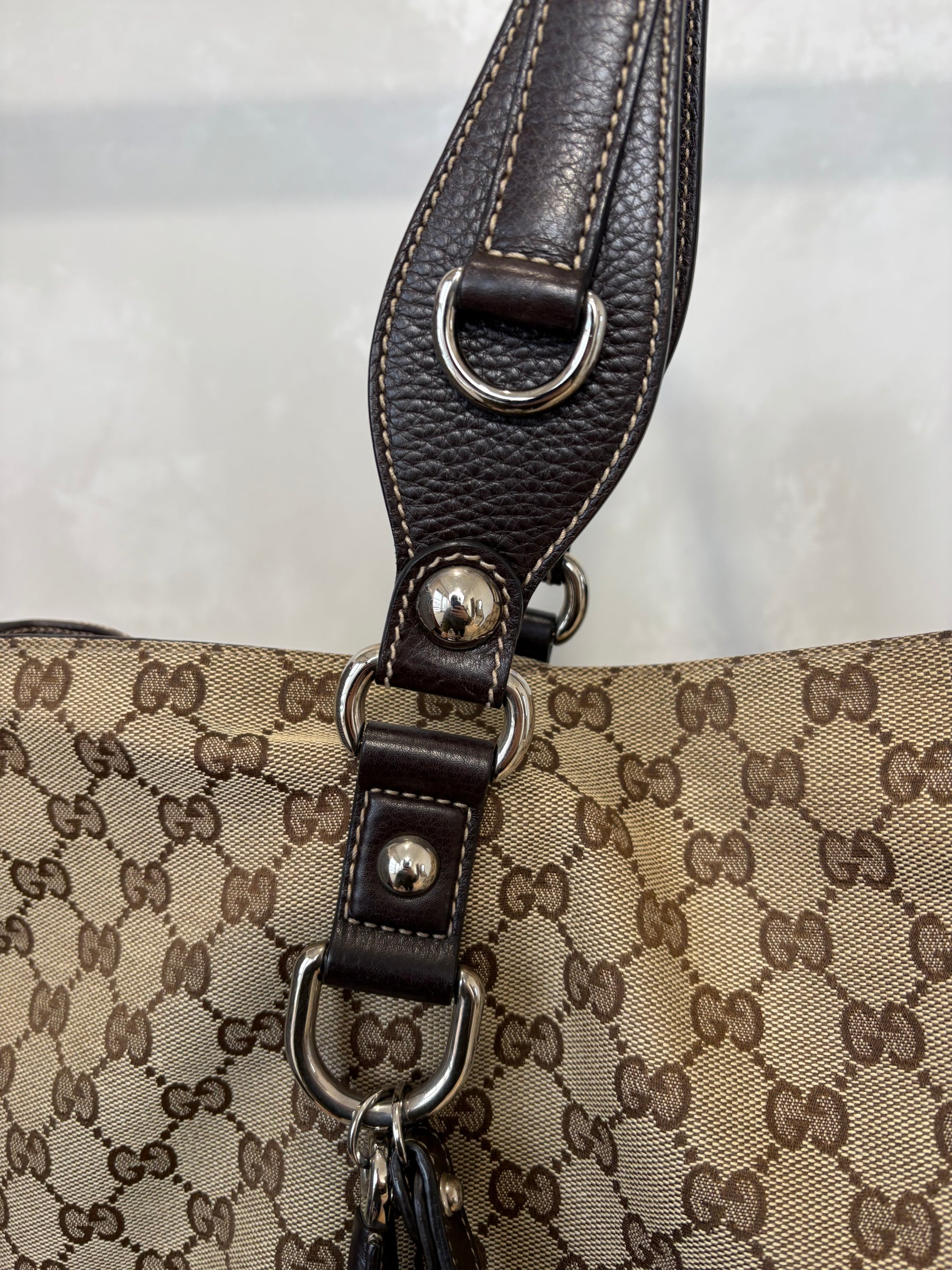 Gucci Monogram Canvas Tote