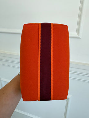 Hermès Orange Feu Small Bride-a-Brac Case